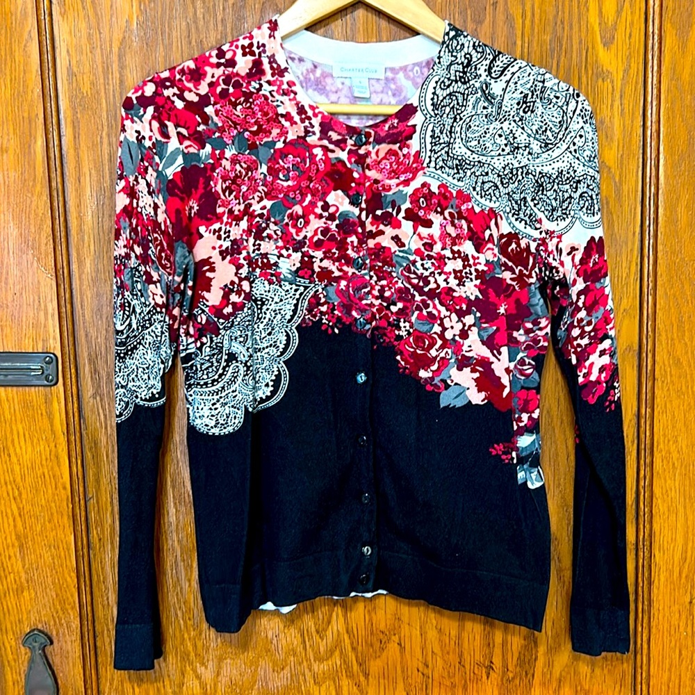 Charter Club Sequence Detail Cardigan